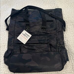 NWT Camouflage Tote to Backpack with Black Straps